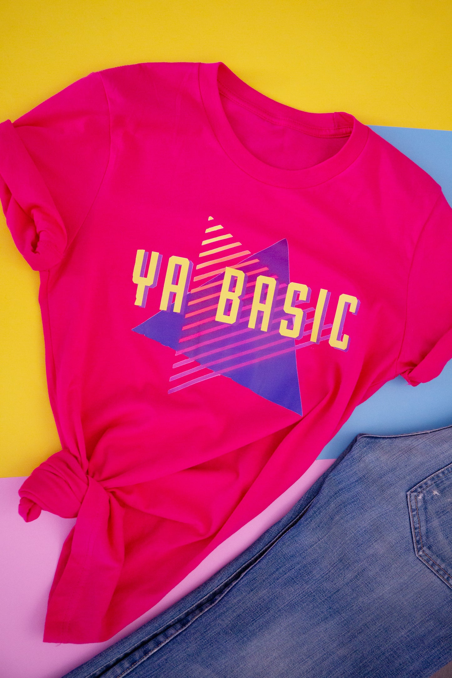 Ya Basic Summer Fuchsia Shirt