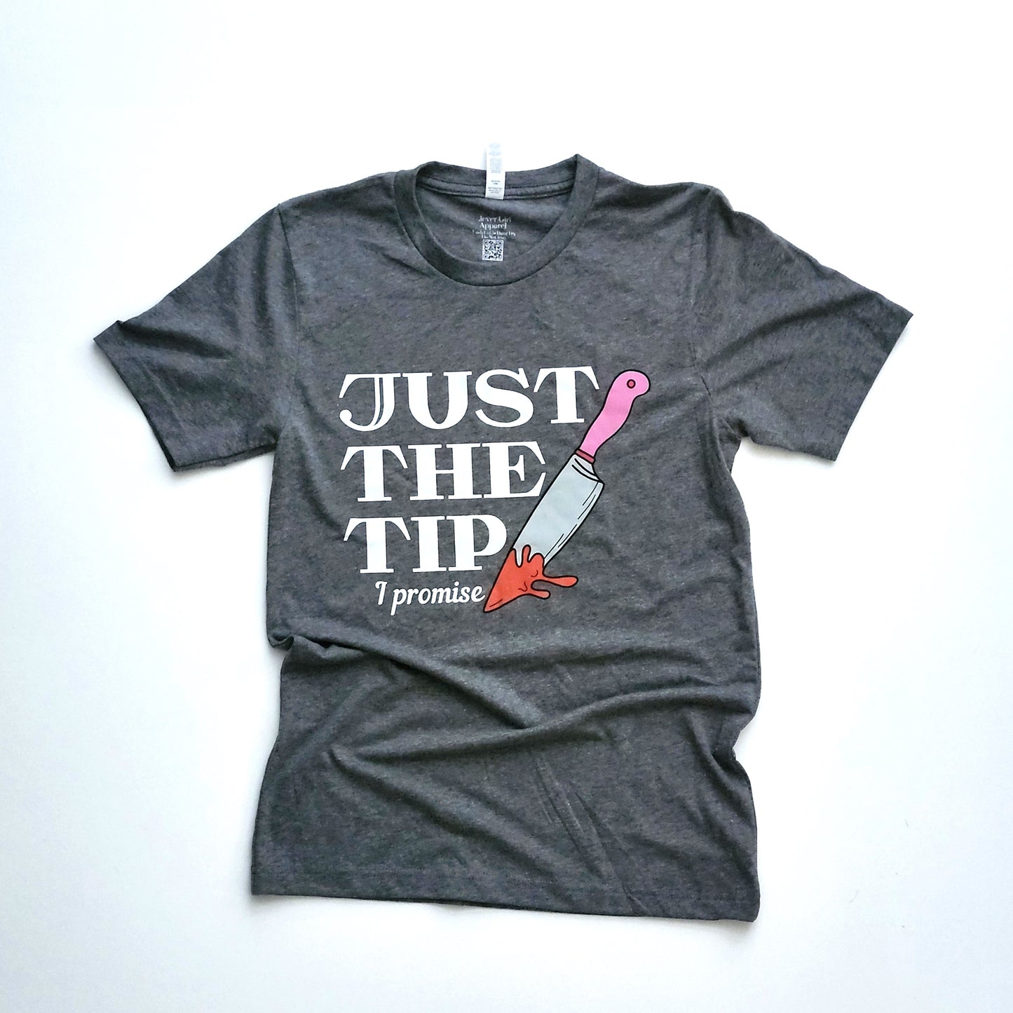 Just The Tip - Grey T-Shirt