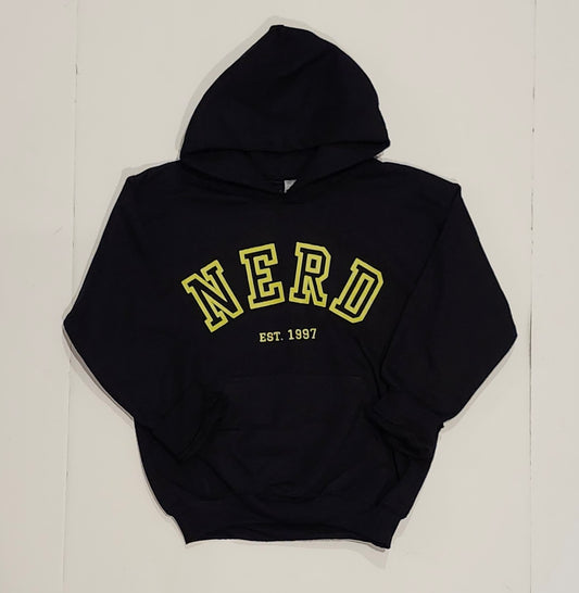 NERD Youth Hoodie - Bright Yellow