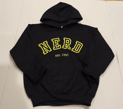 NERD Youth Hoodie - Bright Yellow