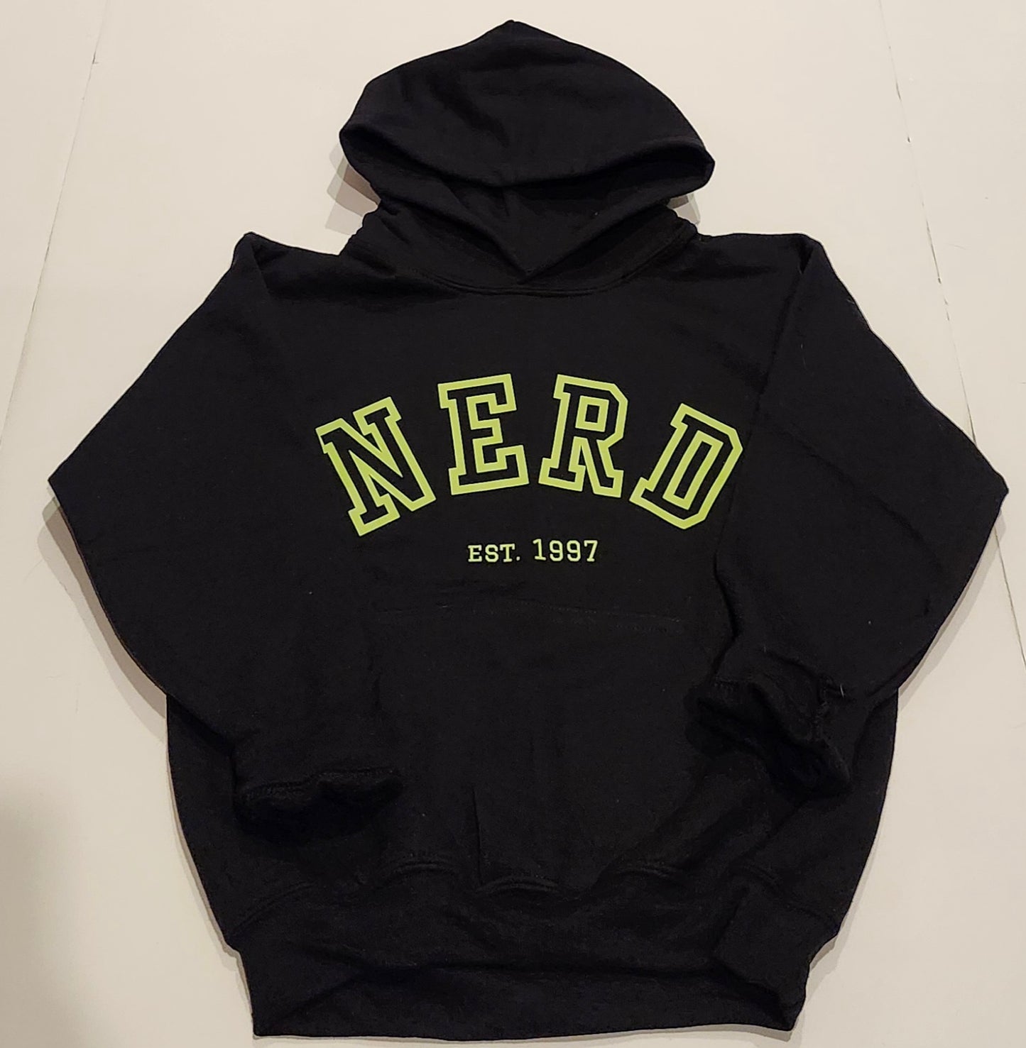 NERD Youth Hoodie - Bright Green