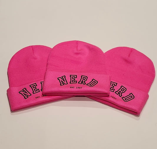 Fluorescent NERD Toque - Pink