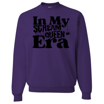 Scream Queen Era Crewneck Sweatshirt - Deep Purple