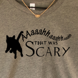 That Was Scary Unisex Style Shirt | Grey Without Flowers