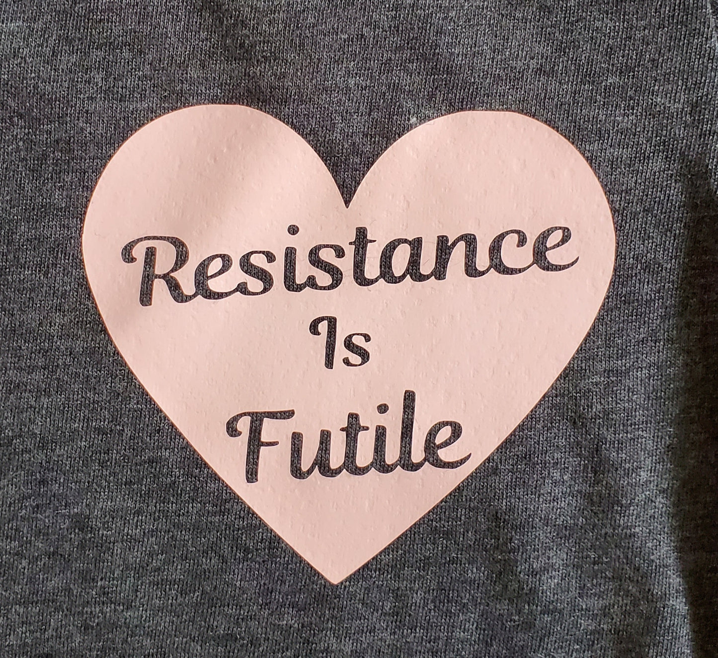 Resistance is Futile Ladies T-shirt