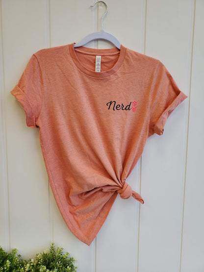 Nerd Flower Unisex Shirt