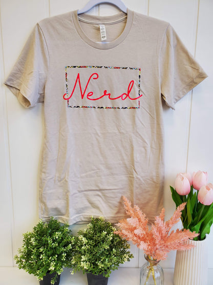 Floral Nerd Unisex Shirt