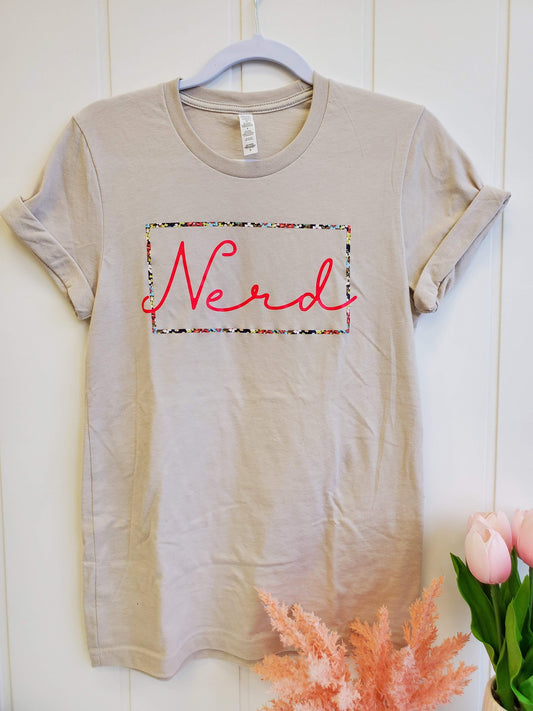 Floral Nerd Unisex Shirt