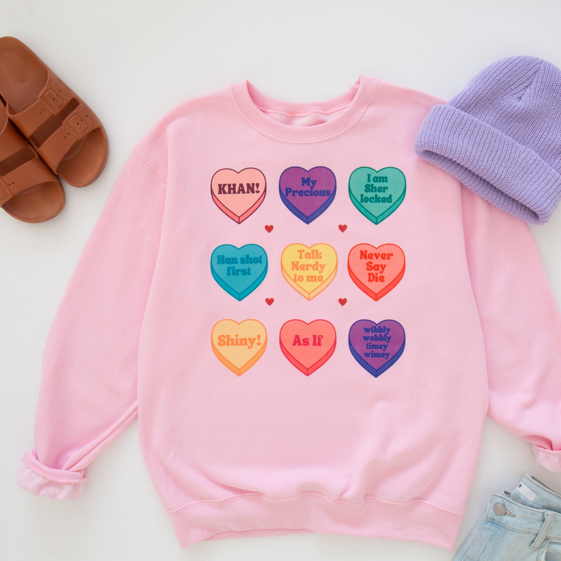 Hugsy Valentine Friends Inspired TShirt  Crewneck – Maritimer Clothing CO.  By Simply Rose Boutique