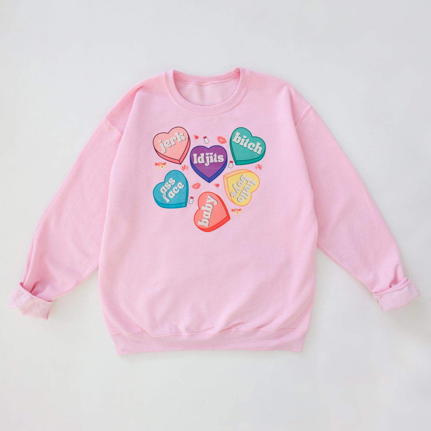 Supernatural Love Heart Valentines Sweatshirt