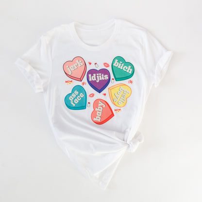 Supernatural Love Heart Valentines T-shirt